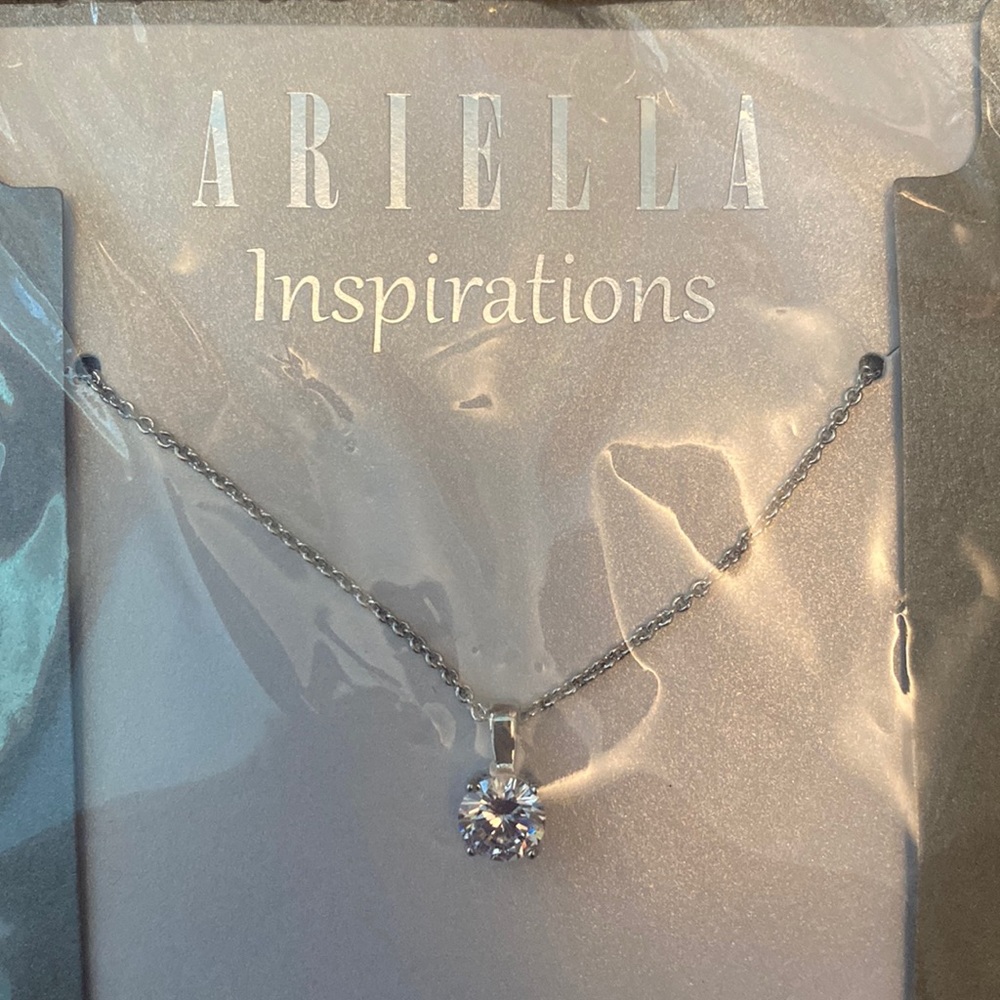 Rhodium necklace
